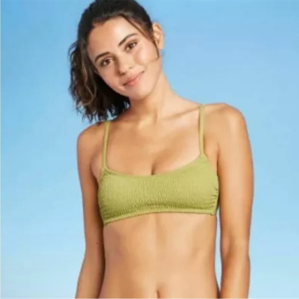 NEW! BUNDLE Xhilaration Lot of 4 Bikini Bralette Smocked Underwire Swim Tops XS - Picture 8 of 12
